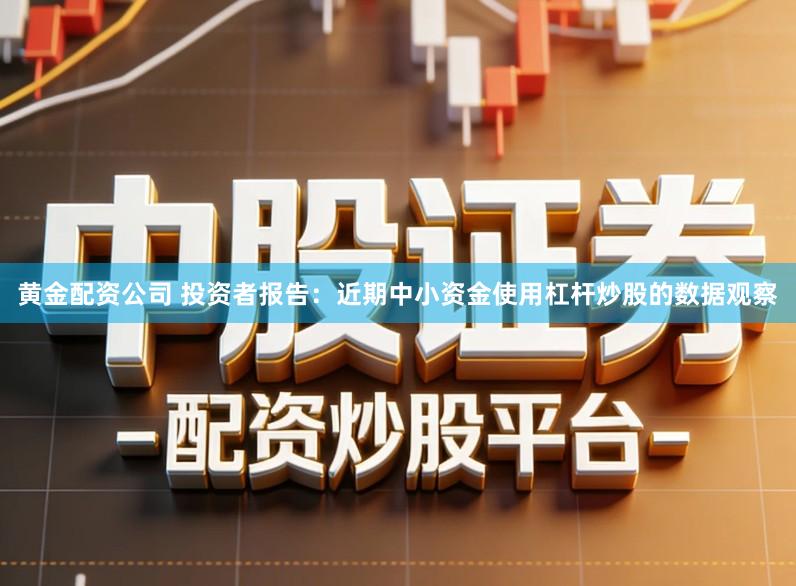 黄金配资公司 投资者报告：近期中小资金使用杠杆炒股的数据观察