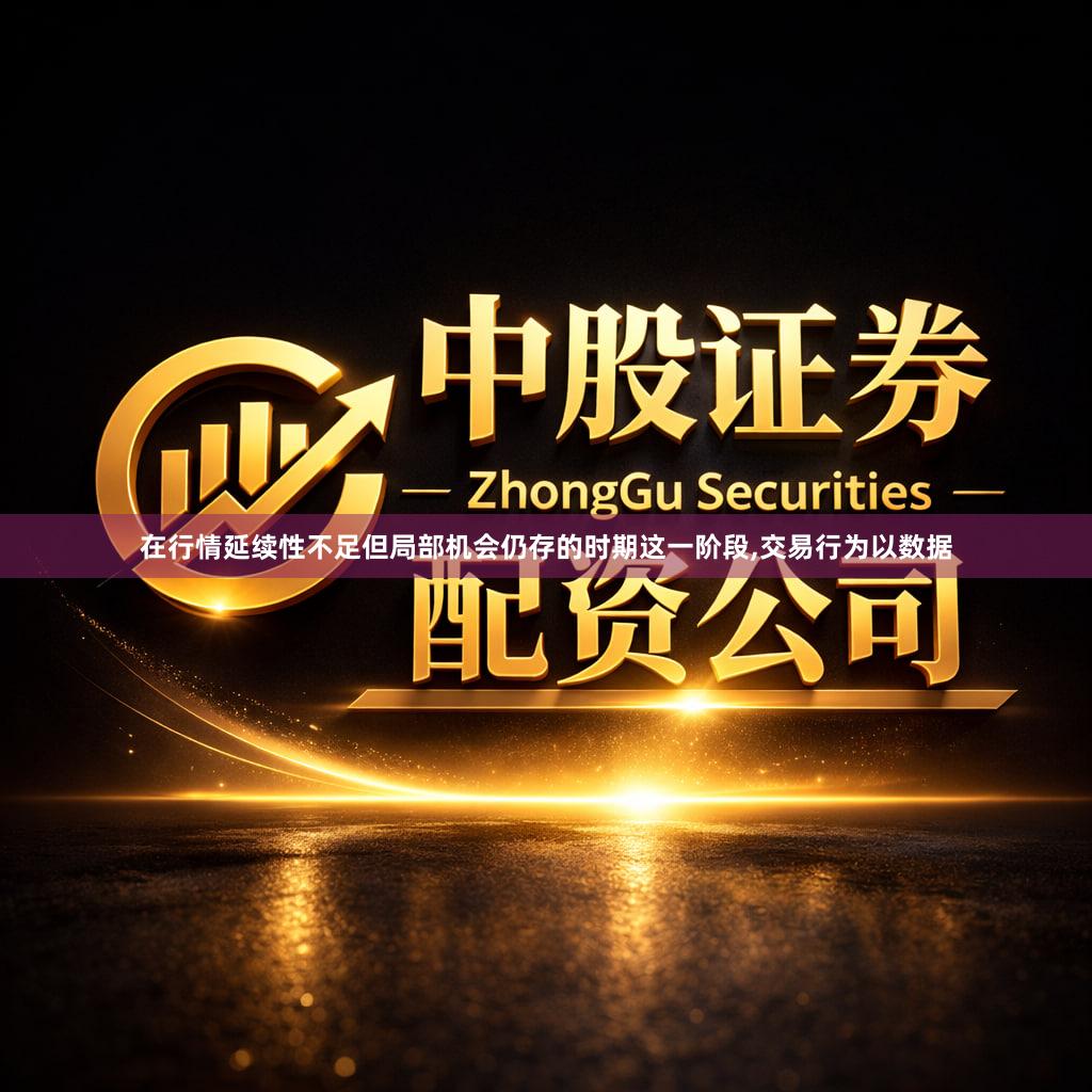 在行情延续性不足但局部机会仍存的时期这一阶段,交易行为以数据