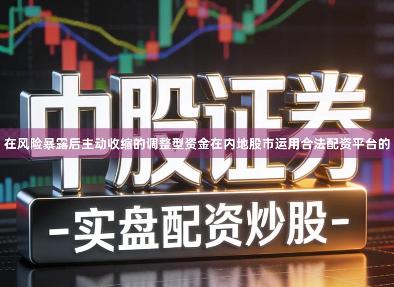 在风险暴露后主动收缩的调整型资金在内地股市运用合法配资平台的
