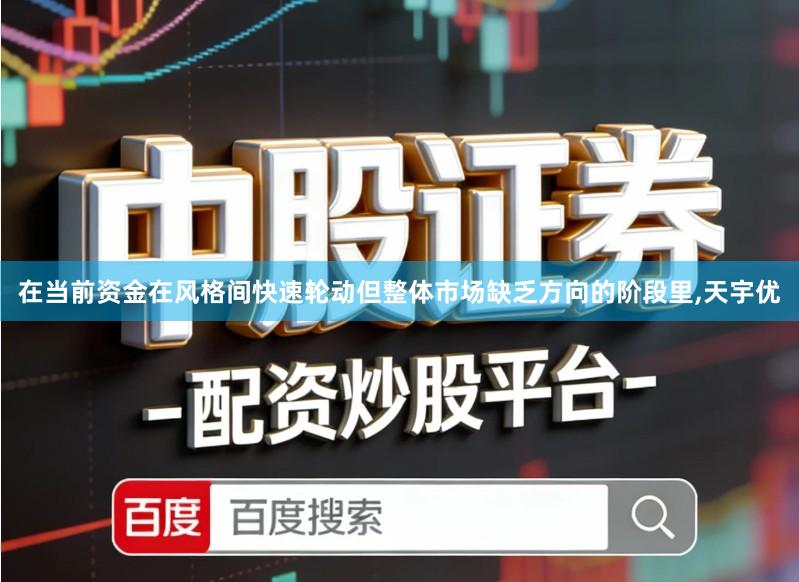 在当前资金在风格间快速轮动但整体市场缺乏方向的阶段里,天宇优